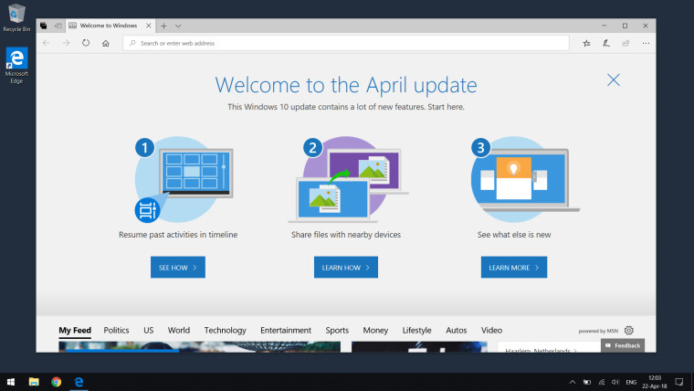 Microsoft Confirms Windows 10 April Update With Lots Of New Features